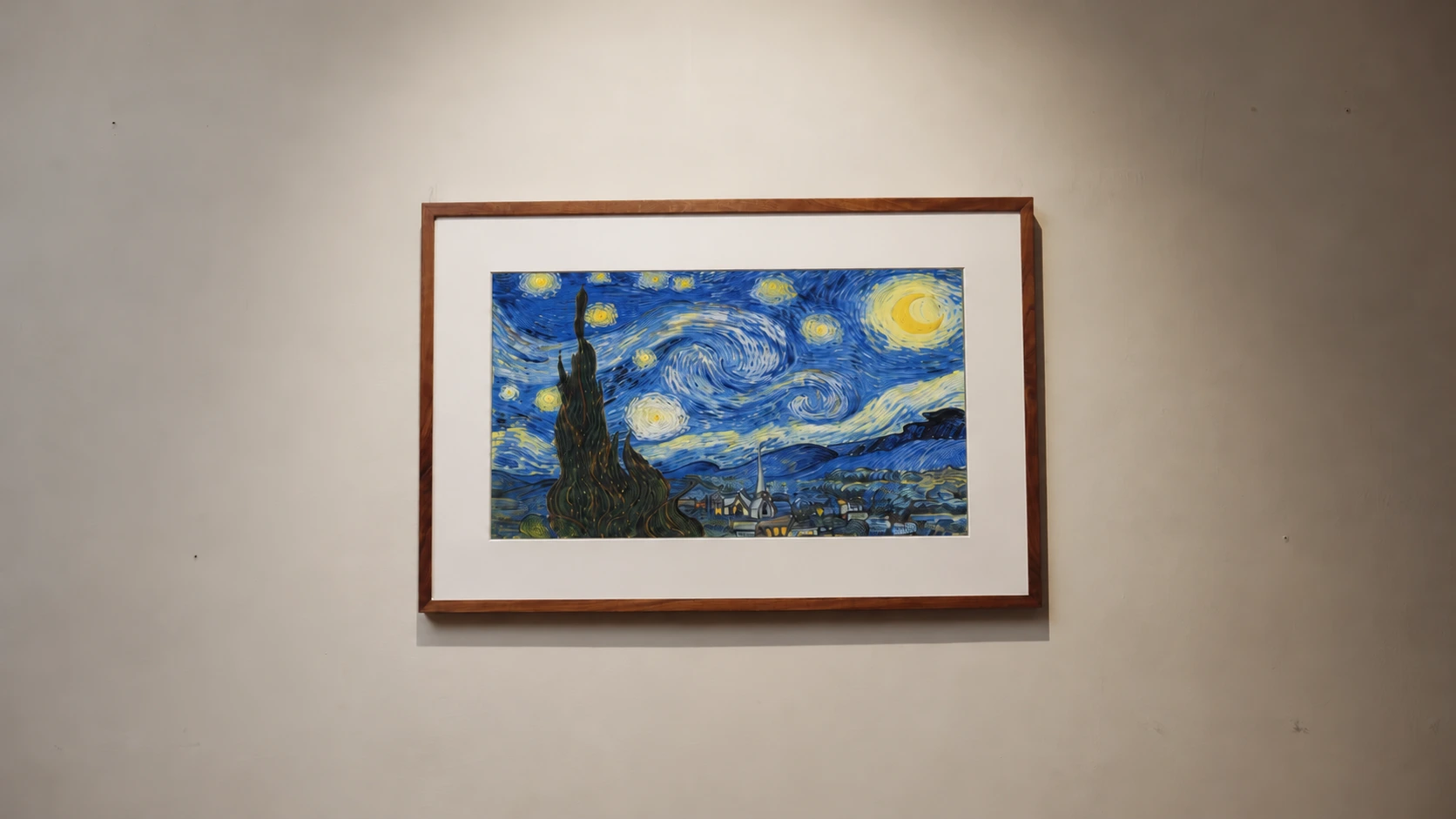 JITRAINNO e-paper frame · The Starry Night