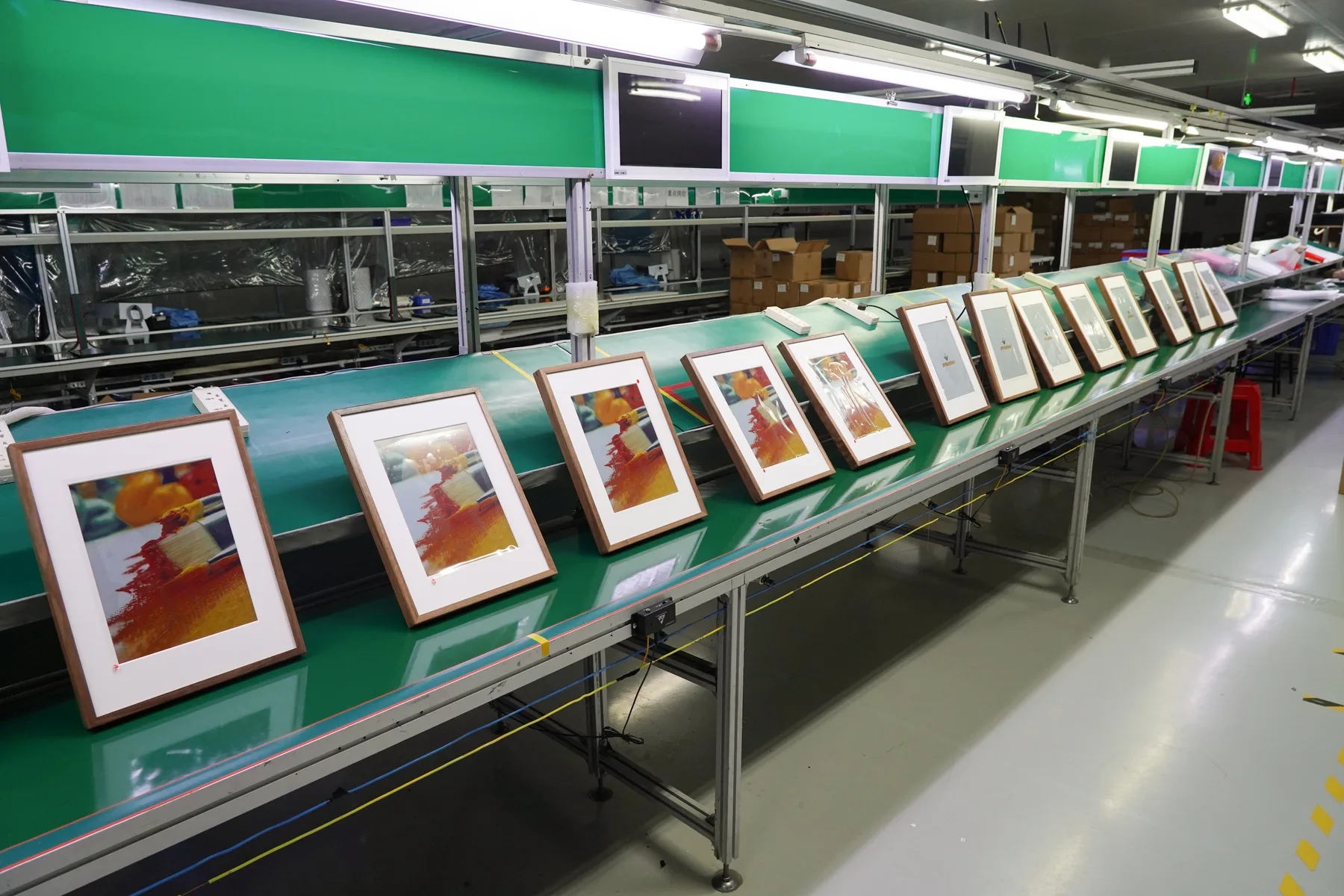 From assembly to finished frames
